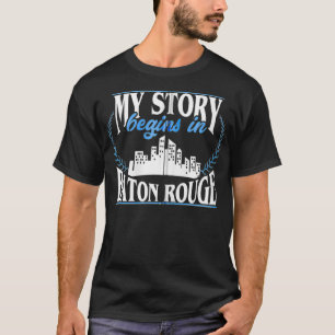 Geboren in Baton Rouge Zip T-shirt