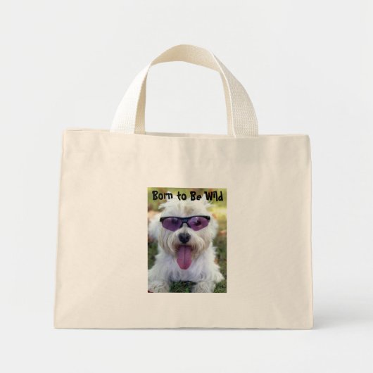 Geboren in Be Wild Bag Mini Tote Bag (Voorkant)