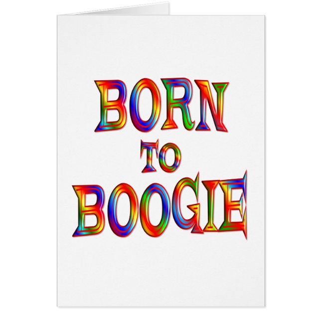 Geboren in Boogie (Voorkant)