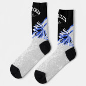 Geboren in Cheer / Dance - Blauwe sokken (Links)