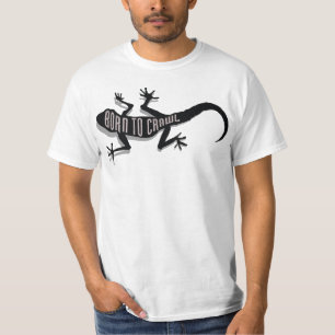 Geboren in Crawl - Gecko T-shirt
