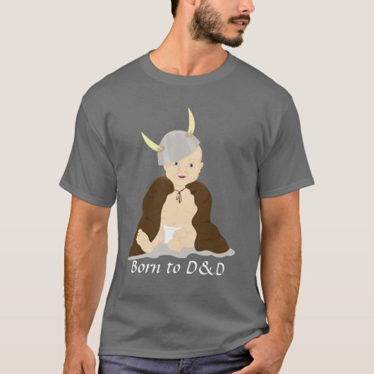 Geboren in D&D T-shirt (Voorkant)