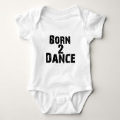 Geboren in Dance Black Romper (Voorkant)