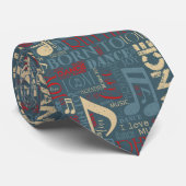 Geboren in Dance Blue ID277 Stropdas (Opgerold)