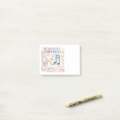 Geboren in Dance Blue/Red/Gold ID277 Post-it® Notes (Op bureau)