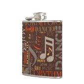 Geboren in Dance Brown ID277 Heupfles (Links)