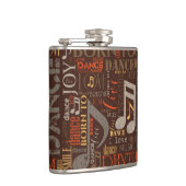 Geboren in Dance Brown ID277 Heupfles (Rechts)