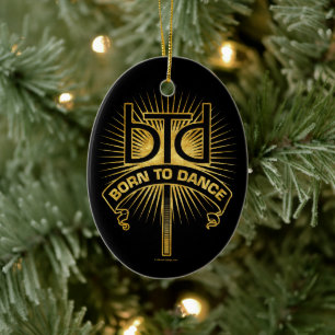Geboren in Dance (Gold) keramische siervoorwerpen Keramisch Ornament