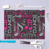 Geboren in Dance Pink ID277 Tissuepapier (Craft)