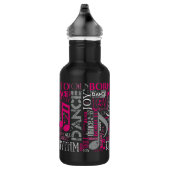 Geboren in Dance Pink ID277 Waterfles (Rechts)