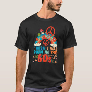 Geboren in de 60s  Retro 1960s Hippie Nostalg T-shirt