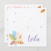 Geboren in de herfst kaart (Voorkant / Achterkant)