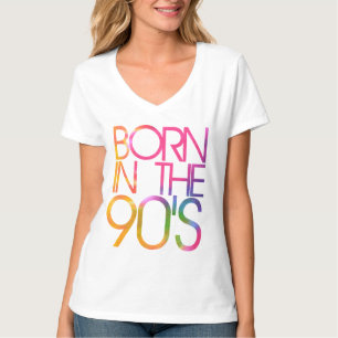Geboren in de jaren '90 t-shirt