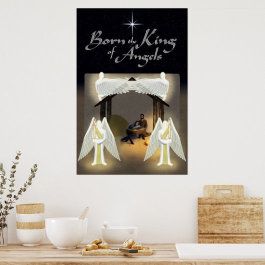 Geboren in de koning van Angels Poster (Keuken)