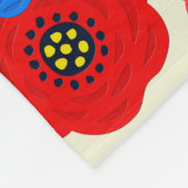 Geboren in de tuin fleece deken (Hoek)