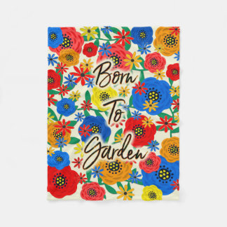 Geboren in de tuin fleece deken