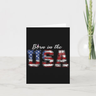 Geboren in de Verenigde Staten Shirt Amerikaanse v Kaart