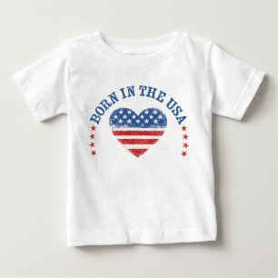 Geboren in de VS Baby BodySuit en T-Shirt