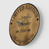 geboren in december 1980 verjaardag grote klok (Hoek)