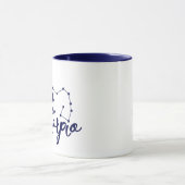 "Geboren in een Scorpio" Zodiac Constellation Mok  (Midden)