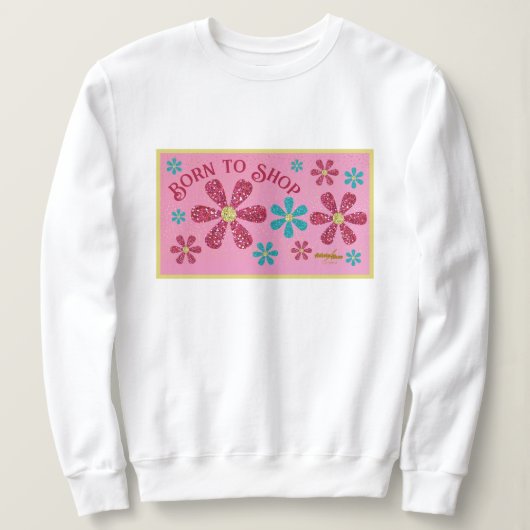 Geboren in een Sweatshirt (Design voorkant)
