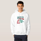 Geboren in Fish Hoodie Sweatshirt (Voorkant volledig)