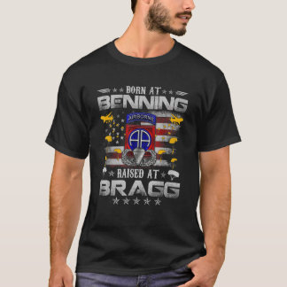Geboren in Fort Benning, Fort Bragg 82nd Airborne T-shirt