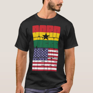 Geboren in Ghana, behoort tot Amerikaan T-shirt