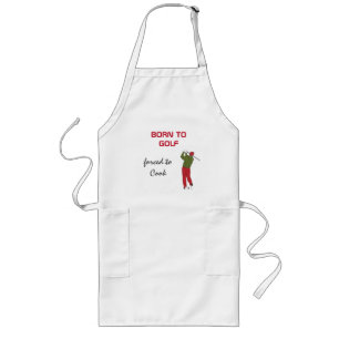 Geboren in Golf Forced naar Cook, Golfer, Clubs, F Lang Schort