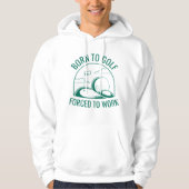 Geboren in Golf gedwongen te werken Hoodie (Voorkant)