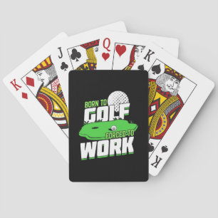 Geboren in Golf gedwongen te werken Pokerkaarten