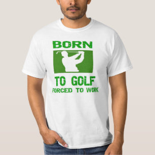Geboren in Golf T-shirt