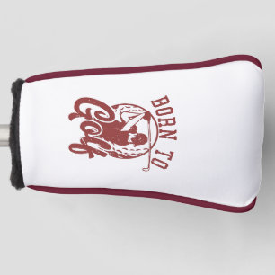 Geboren in golfputter golfheadcover