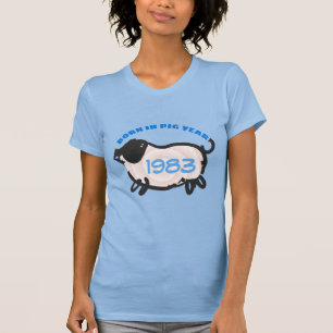 Geboren in het Chinese jaar van het Varkenshygiënj T-shirt