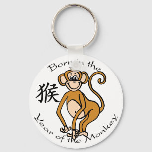 Geboren in het Jaar van de aap (Chinees) Sleutelhanger