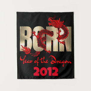 Geboren in het jaar van de Draak 2024, 2012, 2000, Wandkleed