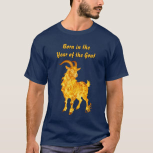 Geboren in het jaar van de geit T-shirt