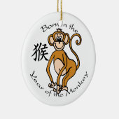 Geboren in het Jaar van de Monkey Ornament (Rechts)