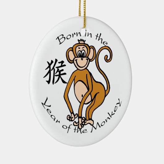 Geboren in het Jaar van de Monkey Ornament (Rechts)