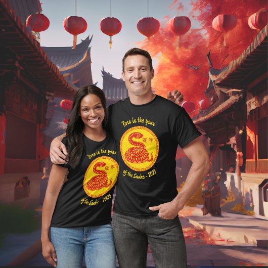 Geboren in het jaar van de Slang Chinees Nieuwjaar T-shirt