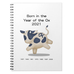 Geboren in het jaar van het eerste jaar van de Ox Notitieboek