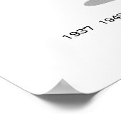 Geboren in het Jaar van het Ox Chinese Zodiac Sign Poster (Hoek)