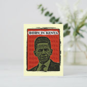 Geboren in Kenia Briefkaart (Staand voorkant)