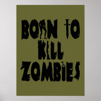 Geboren in Kill Zombies Poster