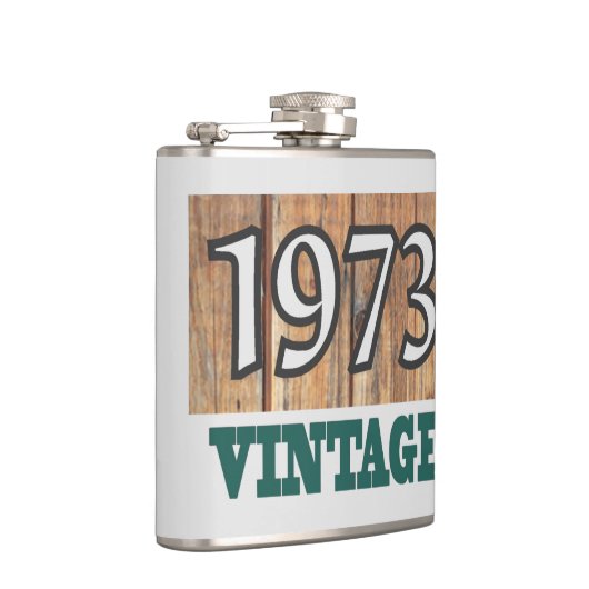 Geboren in kolf van 1973 heupfles (Rechts)