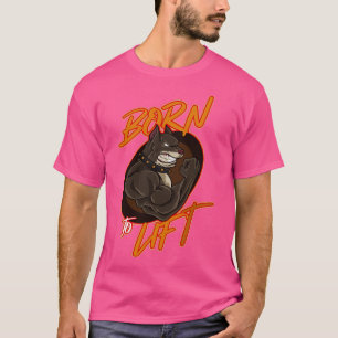 Geboren in liften fitness Weightlift Sports T-shirt