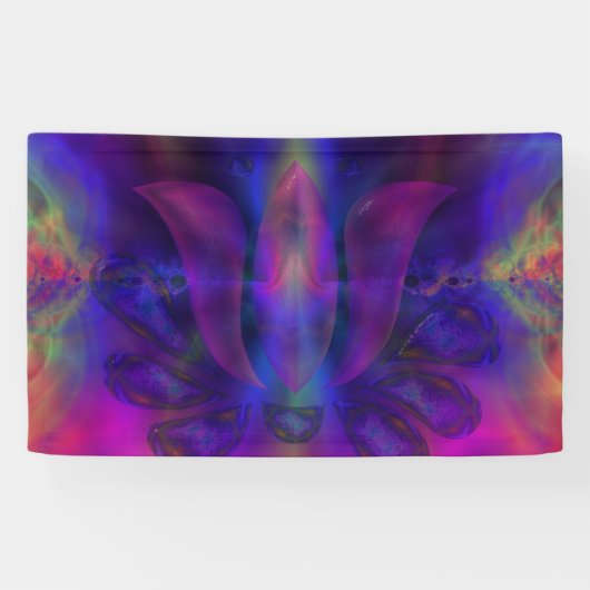 Geboren in Lotus Spandoek (Horizontaal)