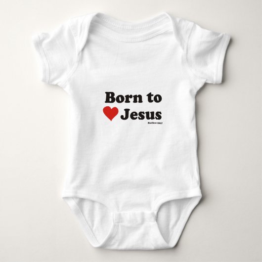 Geboren in Love Jesus Romper (Voorkant)