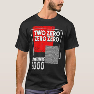 Geboren in of 2000 voor mannen en vrouwen t-shirt