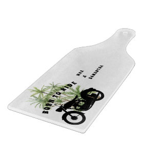 Geboren in Ride Motorcycle - Aangepaste namen Trop Snijplank